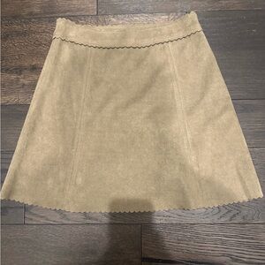 Altar'd State Tan Mini Skirt